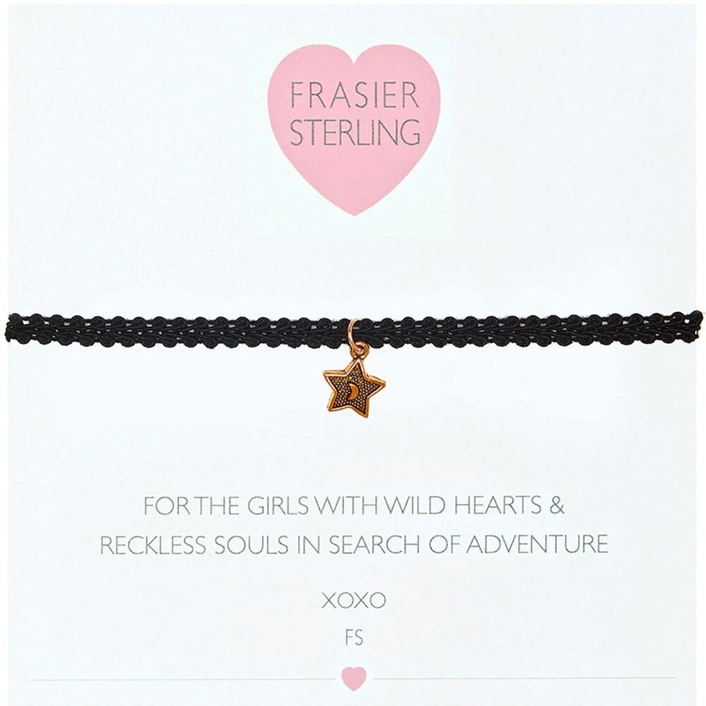 Frasier Sterling Nothing But Love Star Choker in Black